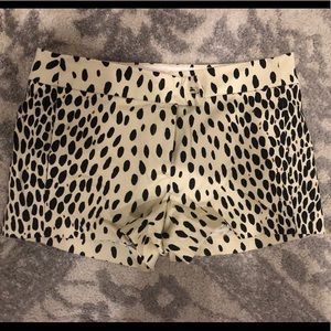 Jcrew stretch spotted shorts